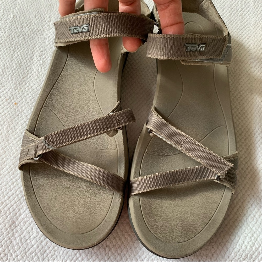 Teva Women's Taupe Strappy Outdoor Sandals